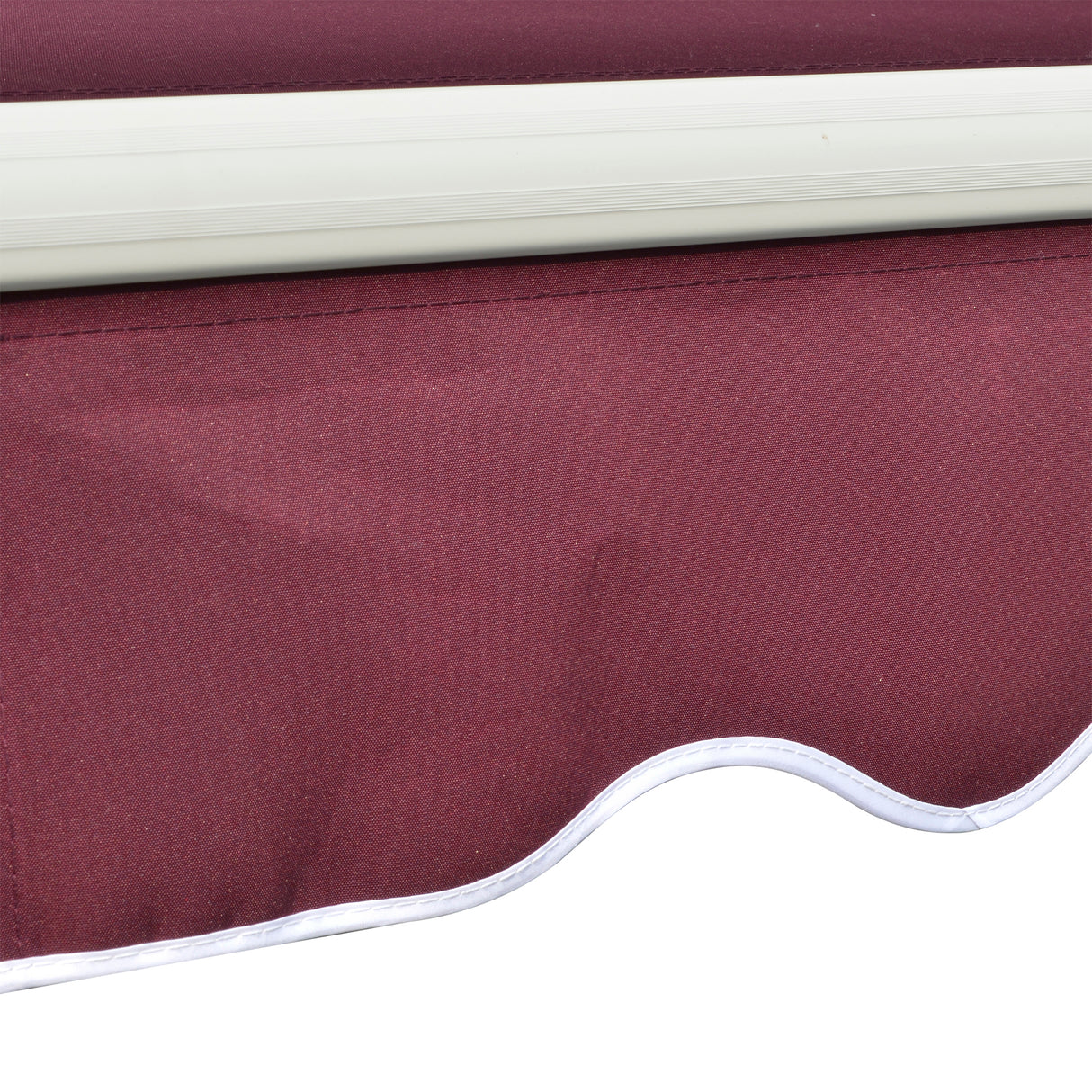 Polyester Manual Retractable Awning 295cm Wide x 250cm Depth - Velmora