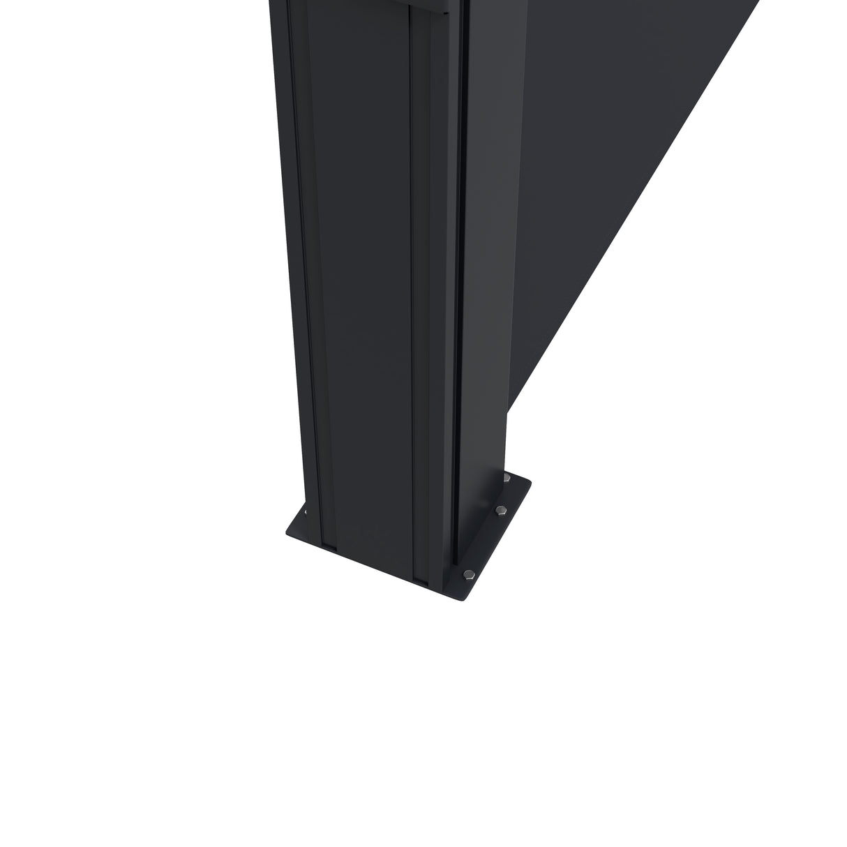 Polyester Retractable Side Awning 180cm High x 400cm Wide - Velmora