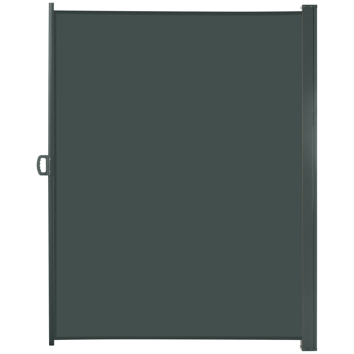 Polyester Retractable Sun Side Awning Screen Fence 200cm High x 300cm Wide - Velmora
