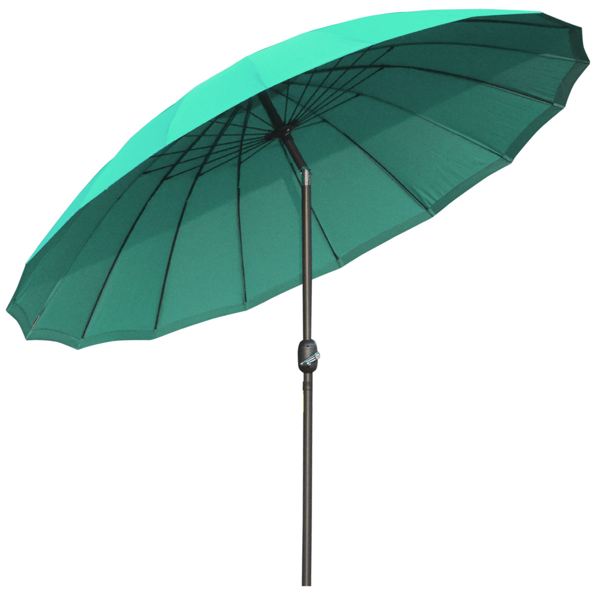 Polyester Shanghai Tilting Parasol Umbrella 250cm Diameter - Velmora