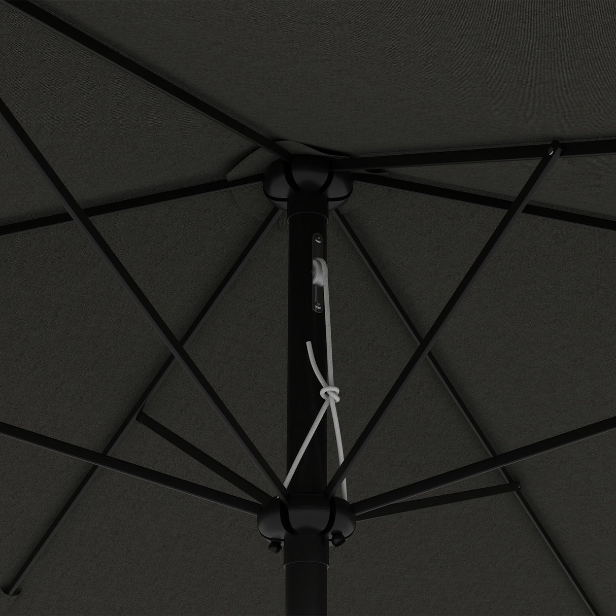Polyester Tilting Parasol Umbrella 290cm Width x 205cm Depth - Velmora