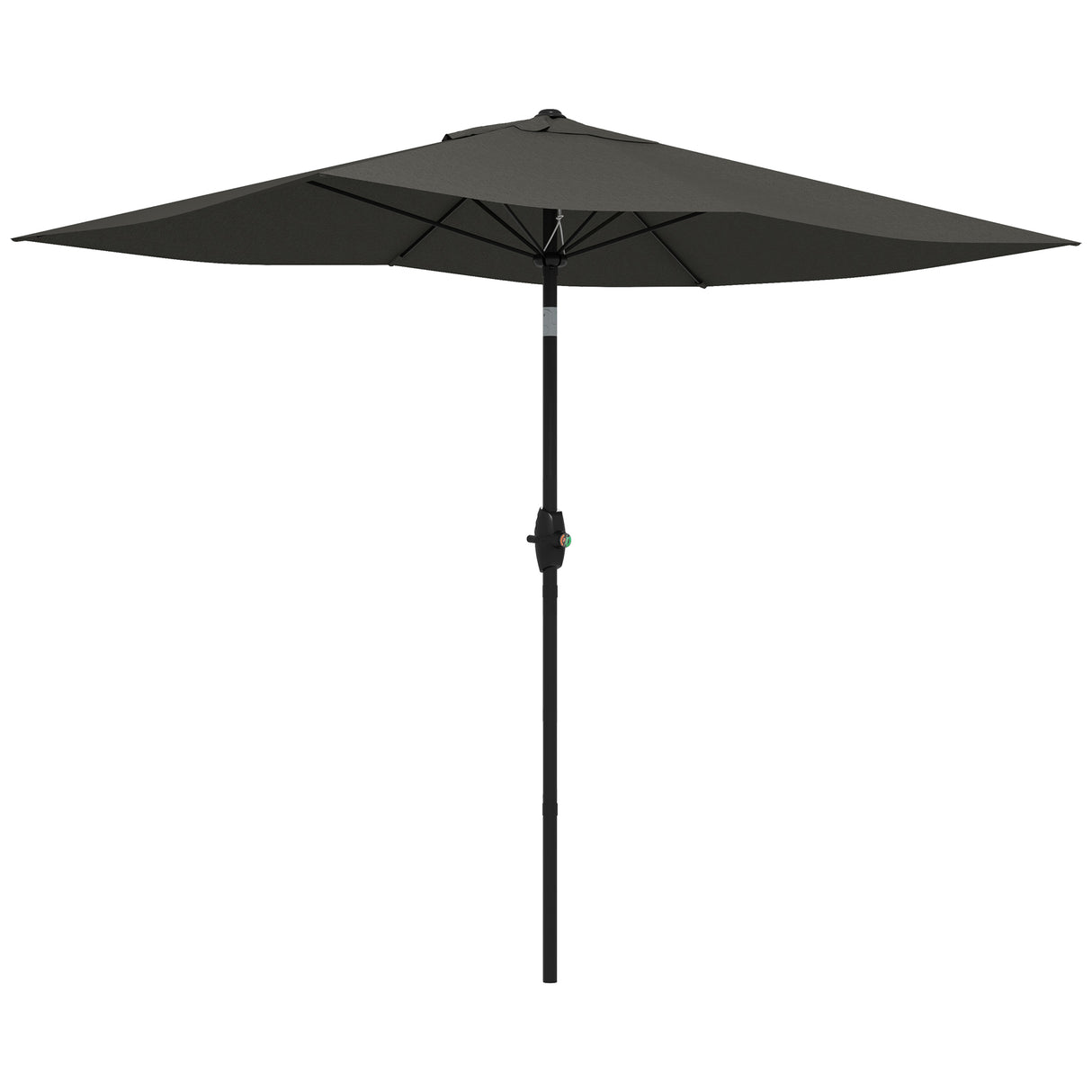 Polyester Tilting Parasol Umbrella 290cm Width x 205cm Depth - Velmora