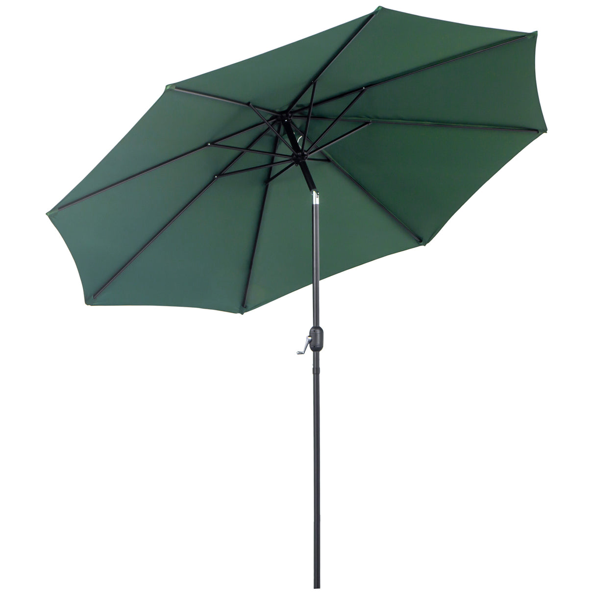 Polyester Tilting Parasol Umbrella 295cm Diameter - Velmora