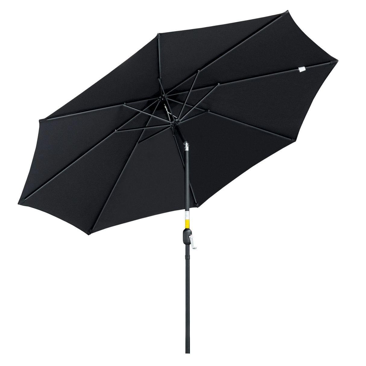Polyester Tilting Parasol Umbrella 295cm Diameter - Velmora
