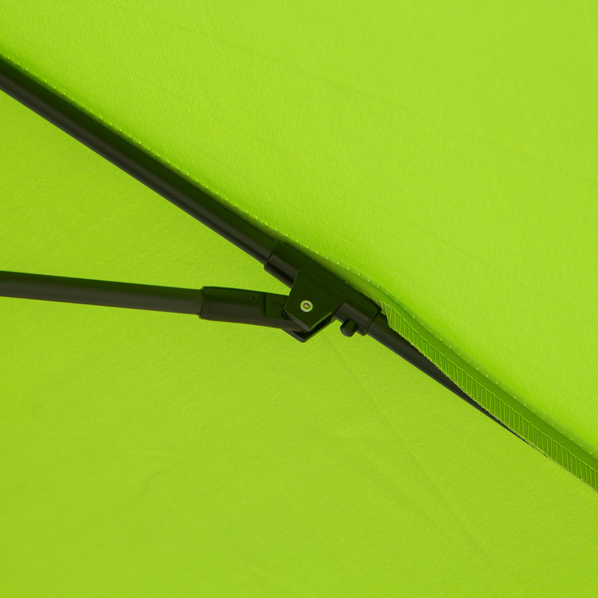 Polyester Tilting Parasol Umbrella With Glass Fibre Ribs 265cm Diameter - Velmora