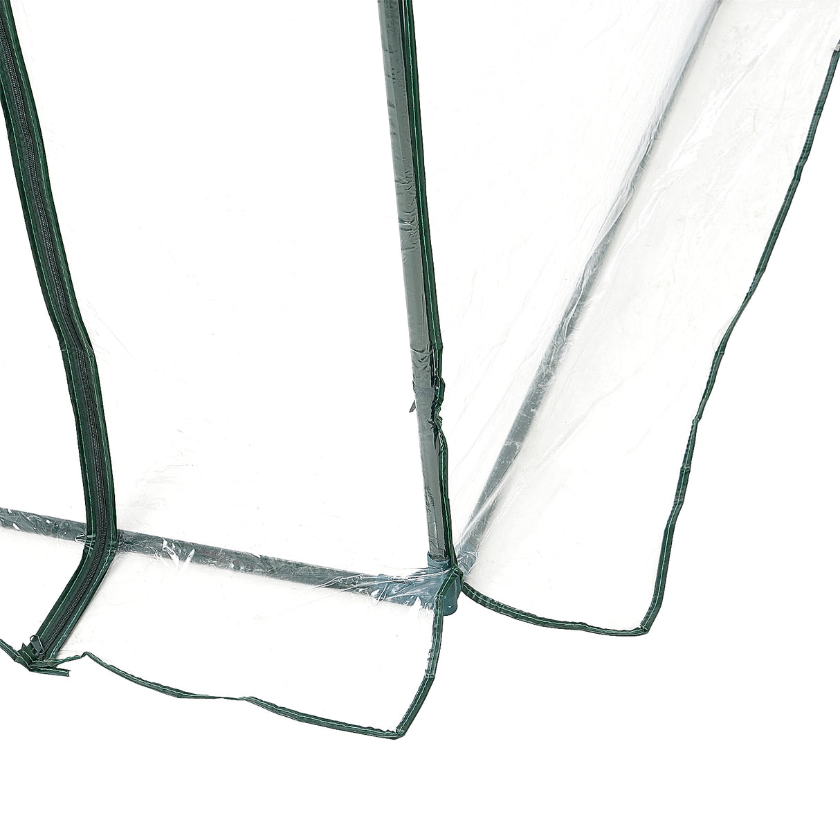 Polyethylene Garden Greenhouse 250cm Length - Velmora