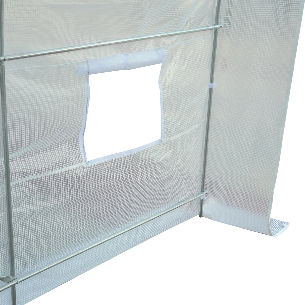 Polyethylene Garden Greenhouse 250cm Length - Velmora