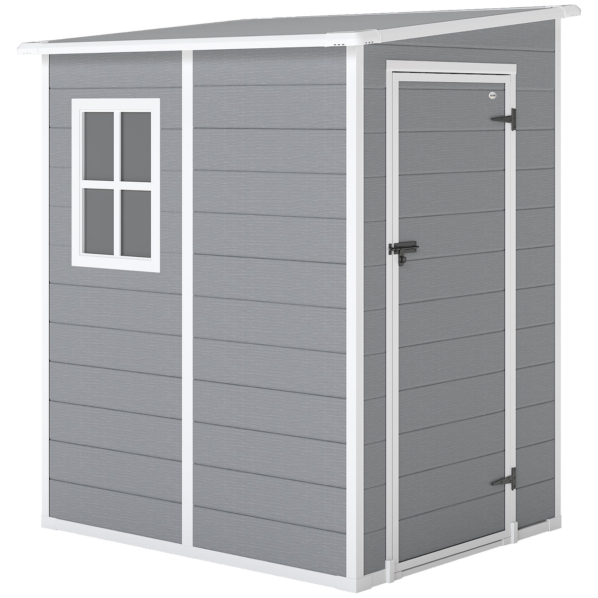 Polypropylene Outdoor Garden Storage Shed 4ft x 5ft - Velmora