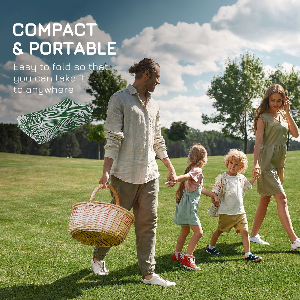 Polypropylene Outdoor Reversible Plastic Straw Rug 243cm Wide - Velmora