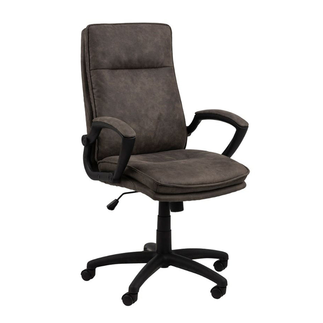 Preston Fabric Home And Office Chair Swivel With Armrest - Brad
