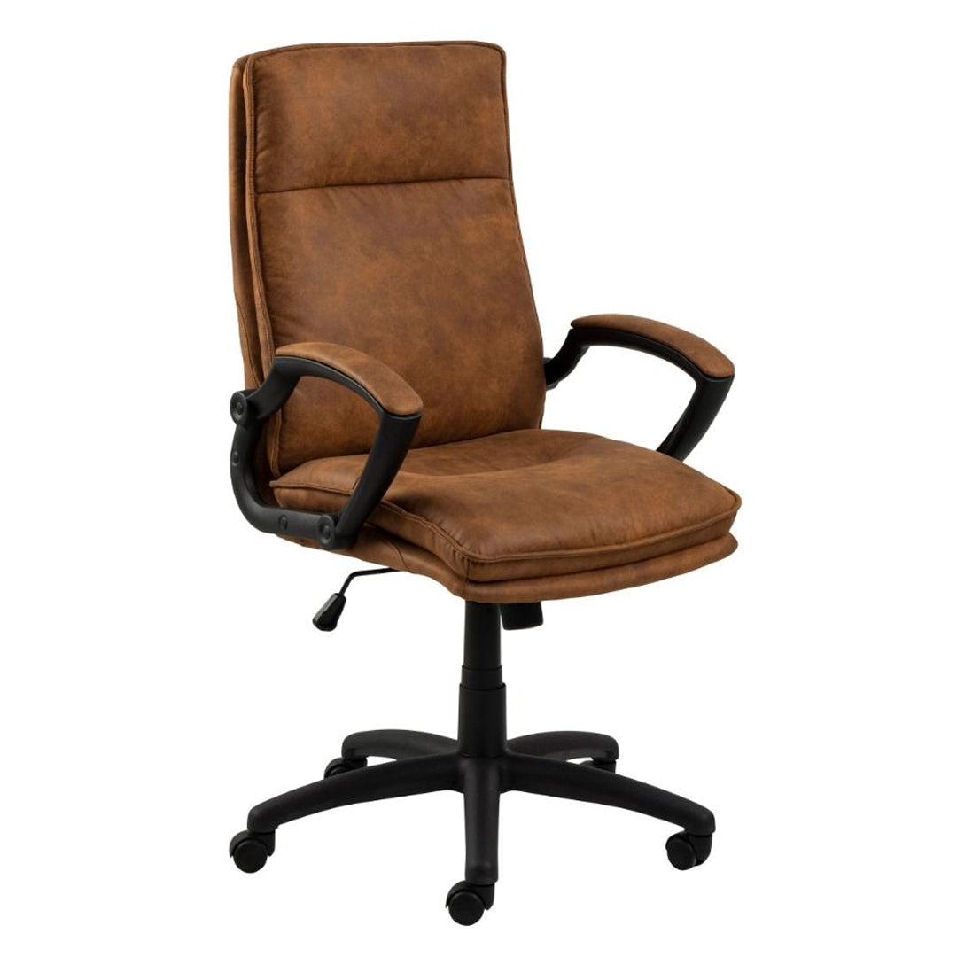 Preston Fabric Home And Office Chair Swivel With Armrest - Brad