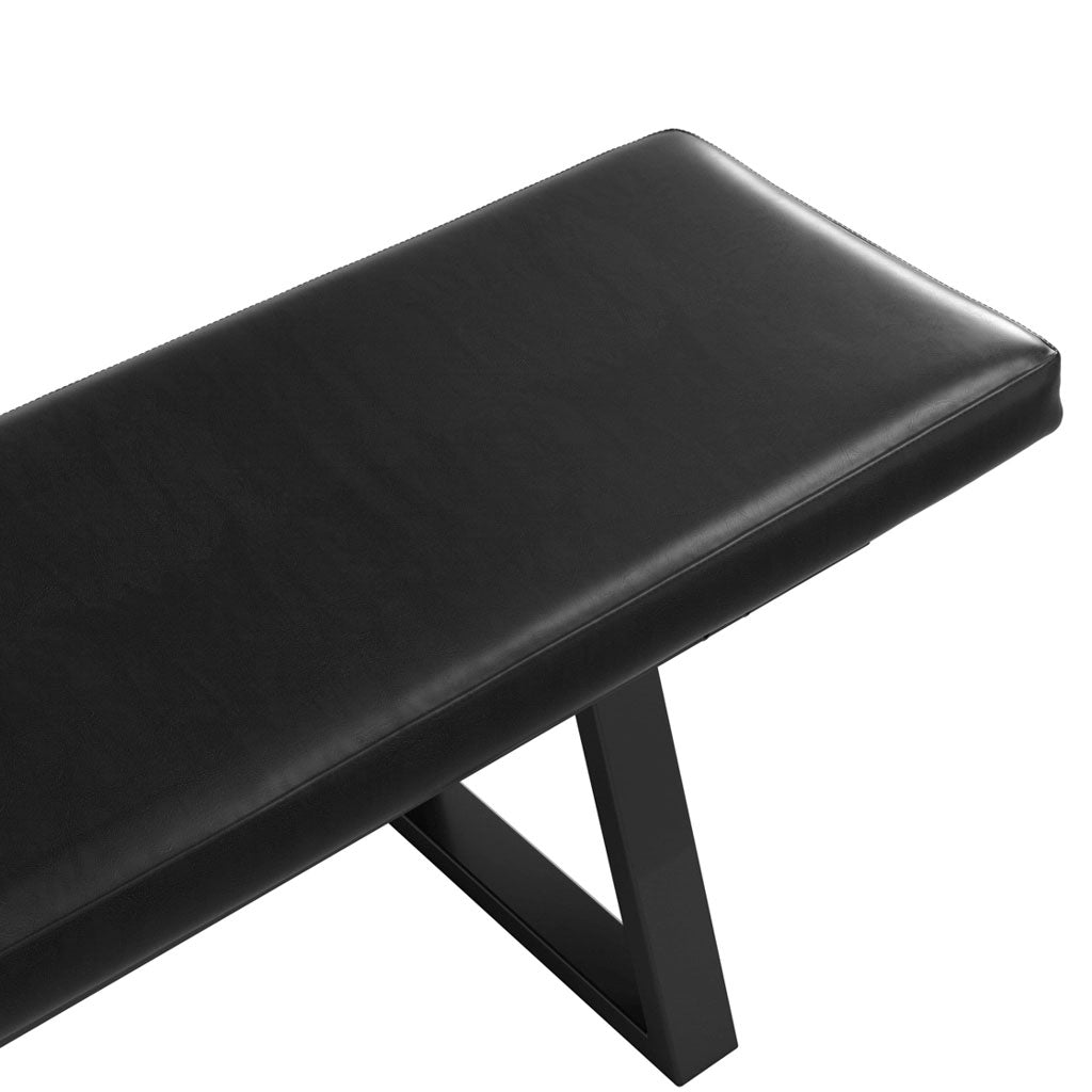 PU Leather Dining Bench for 3 People - Hyde