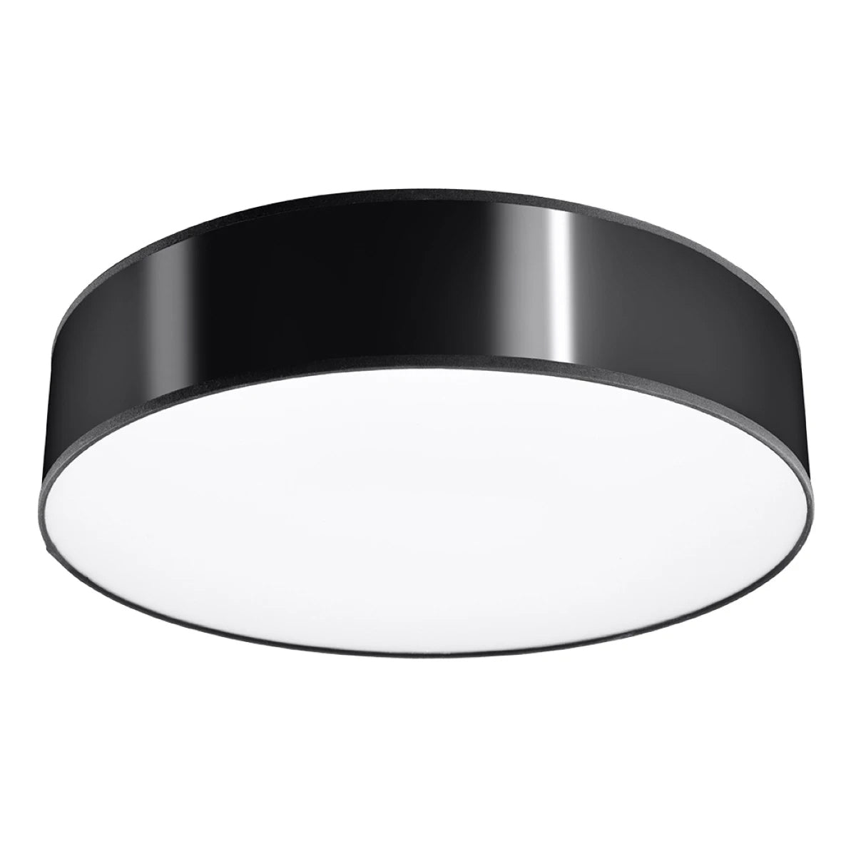 PVC Ceiling Light Round With Arena 55 Lamp - Spanish Orange