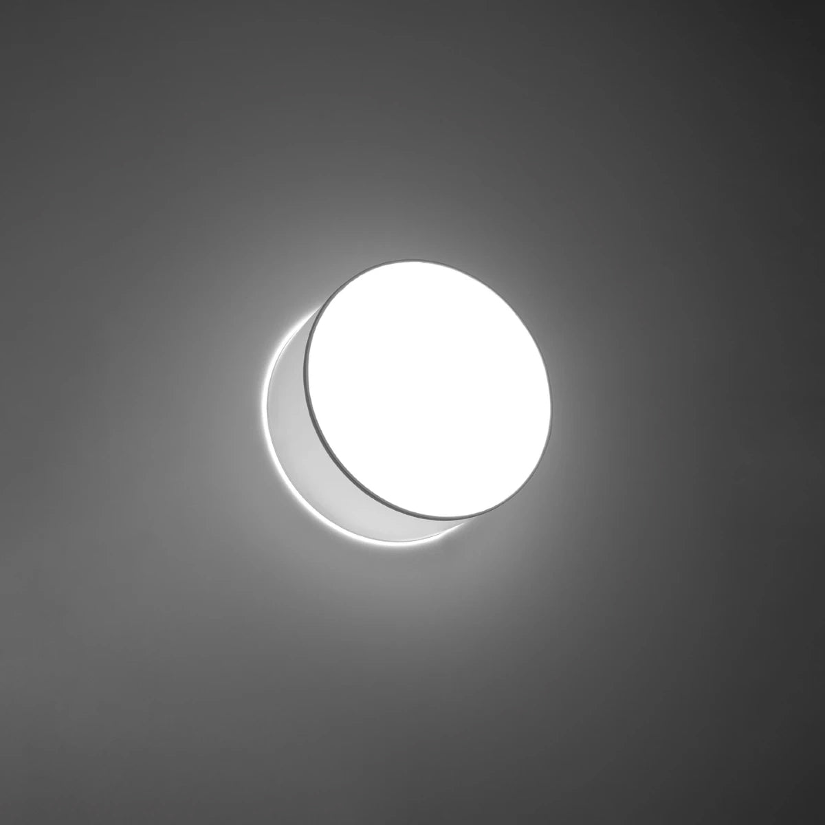 PVC Ceiling Light Round With Arena Lamp - Spanish Orange