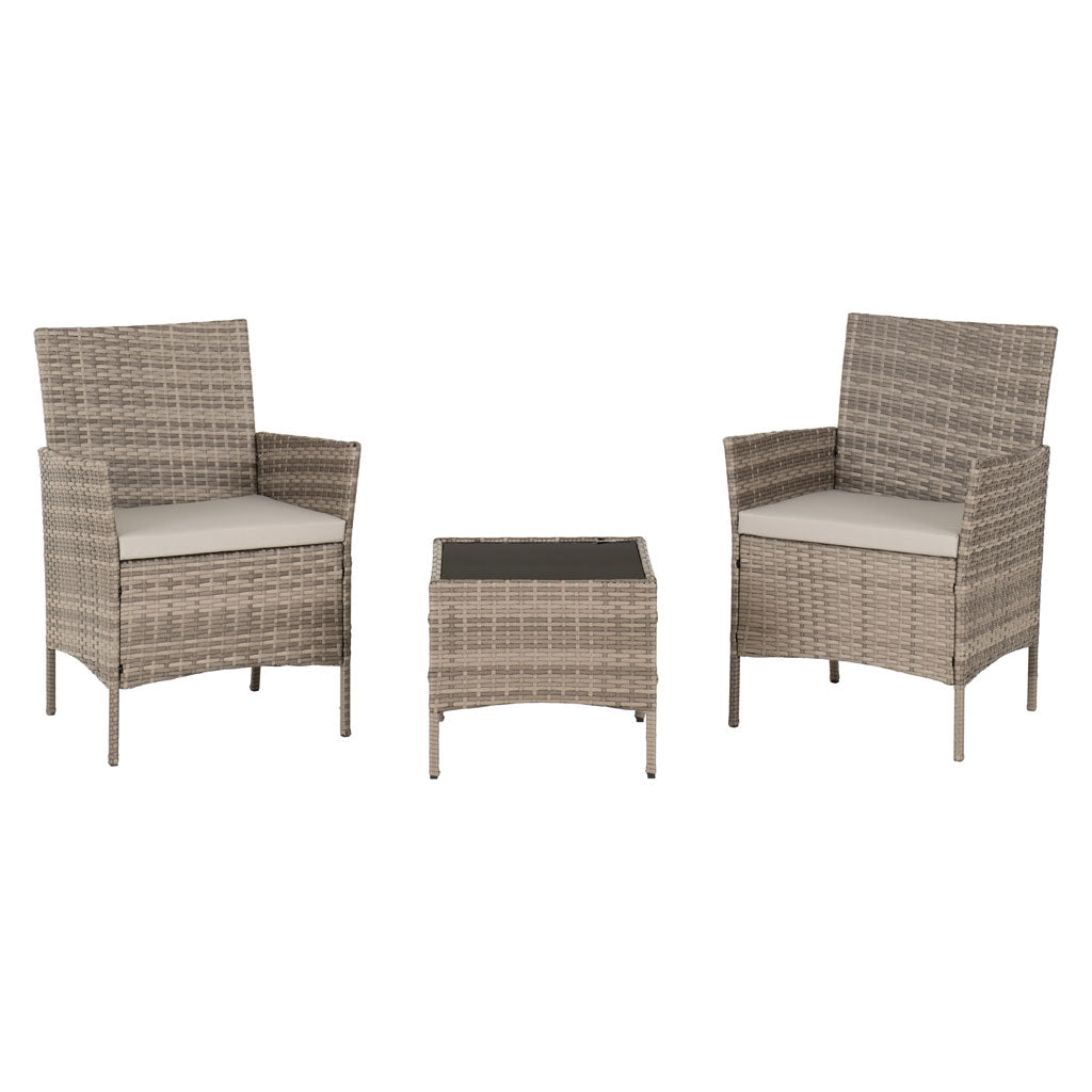 Rattan Garden Set 3 Piece - Willow