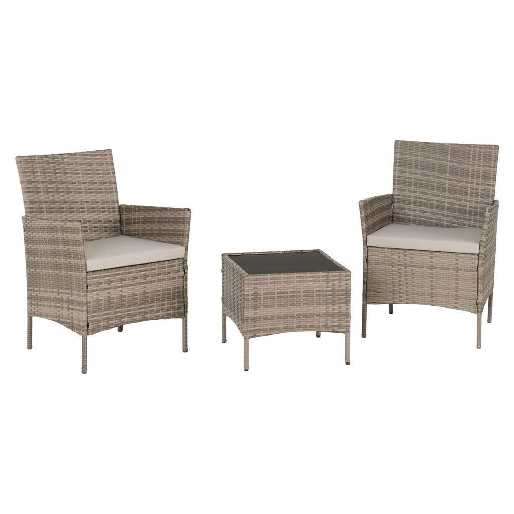 Rattan Garden Set 3 Piece - Willow