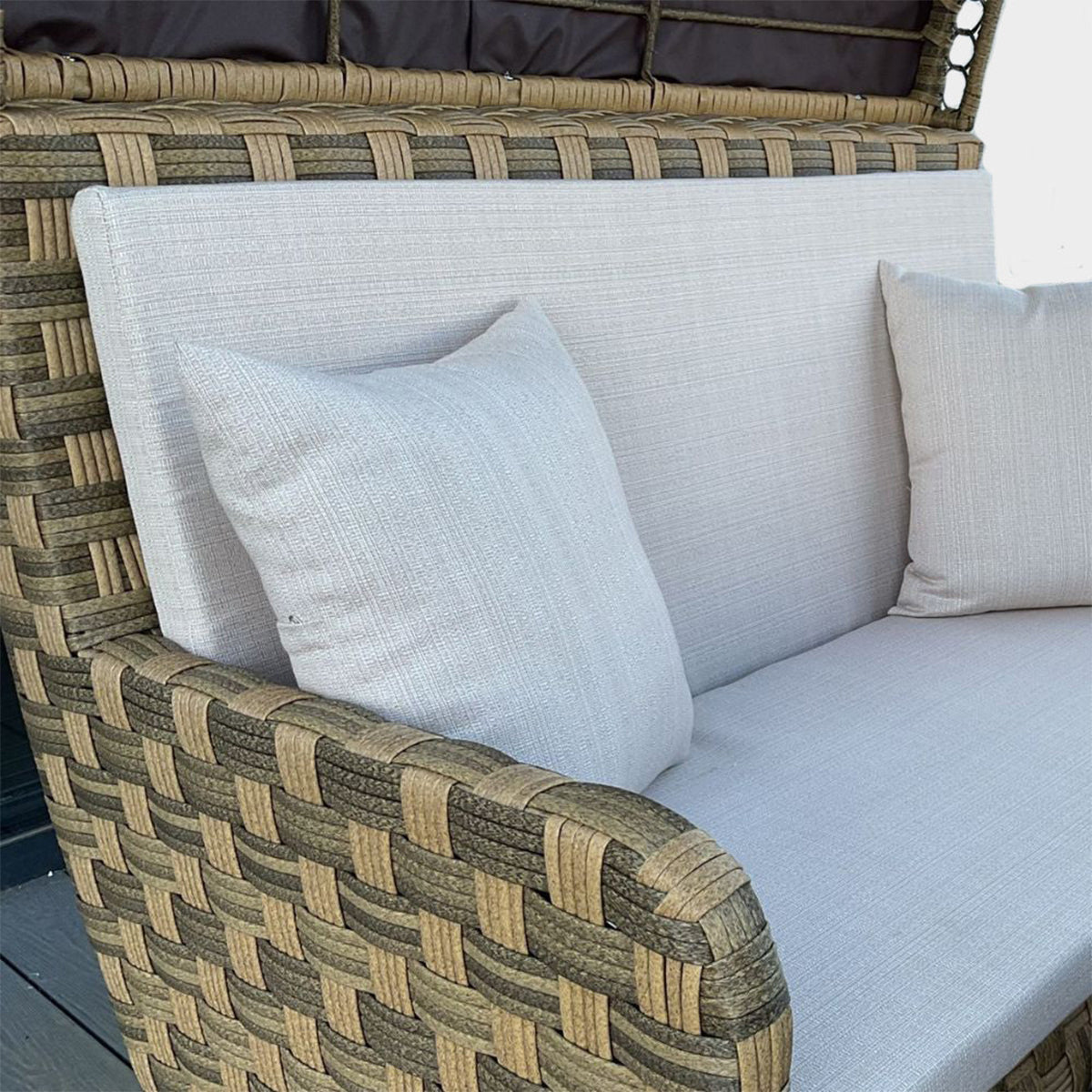 Rattan Weave Garden Seating Set Sliding - Ellington