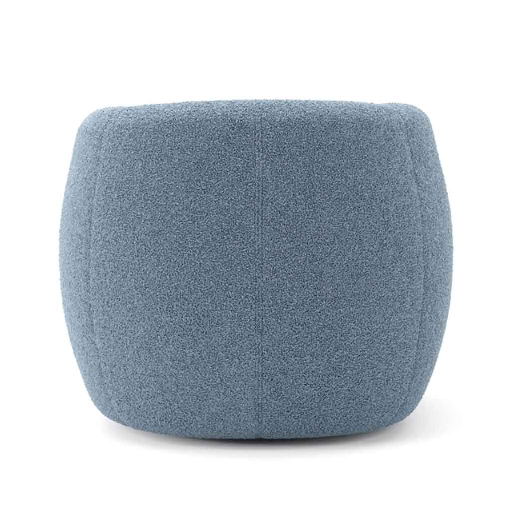Sherpa Fabric Tub Chair - Clay