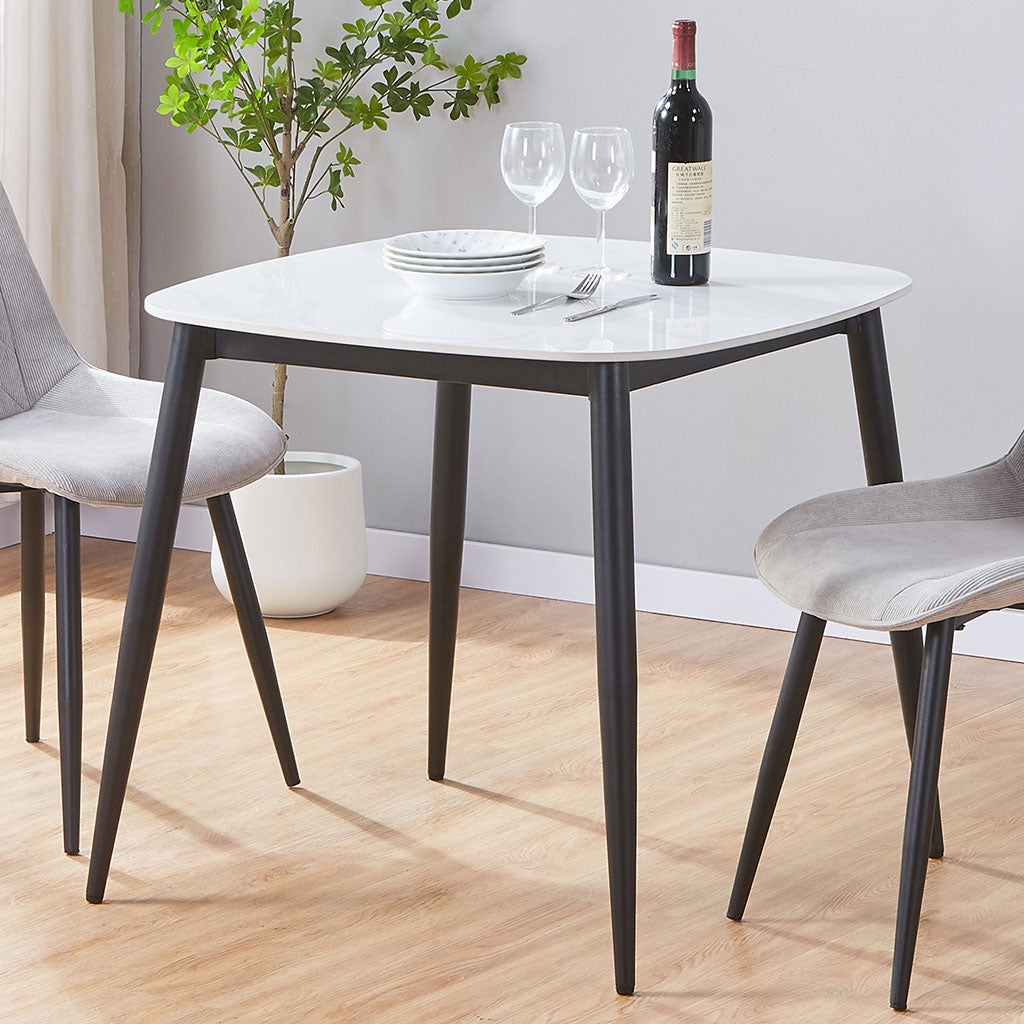 Sintered Stone Dining Table for 2 People Square - Aspen