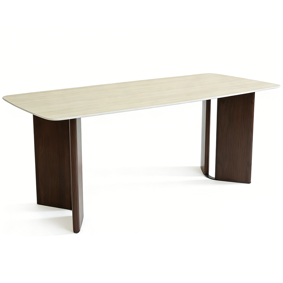 Sintered Stone Dining Table in Rectangular for 6 to 8 People - Almira