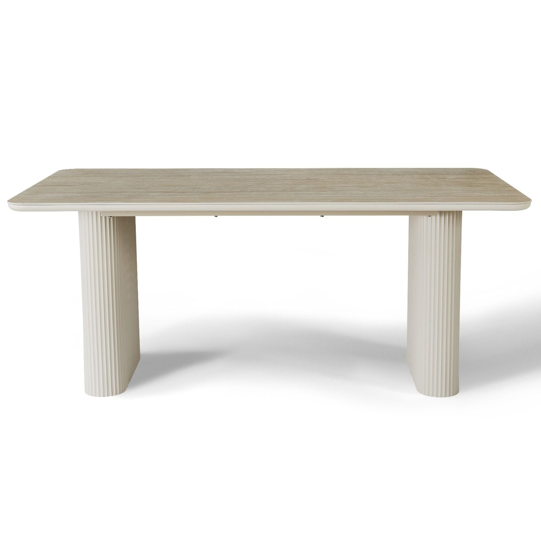 Sintered Stone Dining Table in Rectangular for 6 to 8 People - Marlow