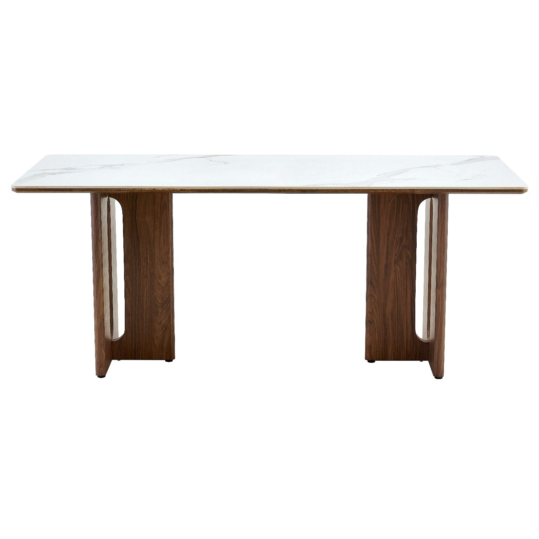 Sintered Stone Dining Table in Rectangular for 6 to 8 People - Rinato