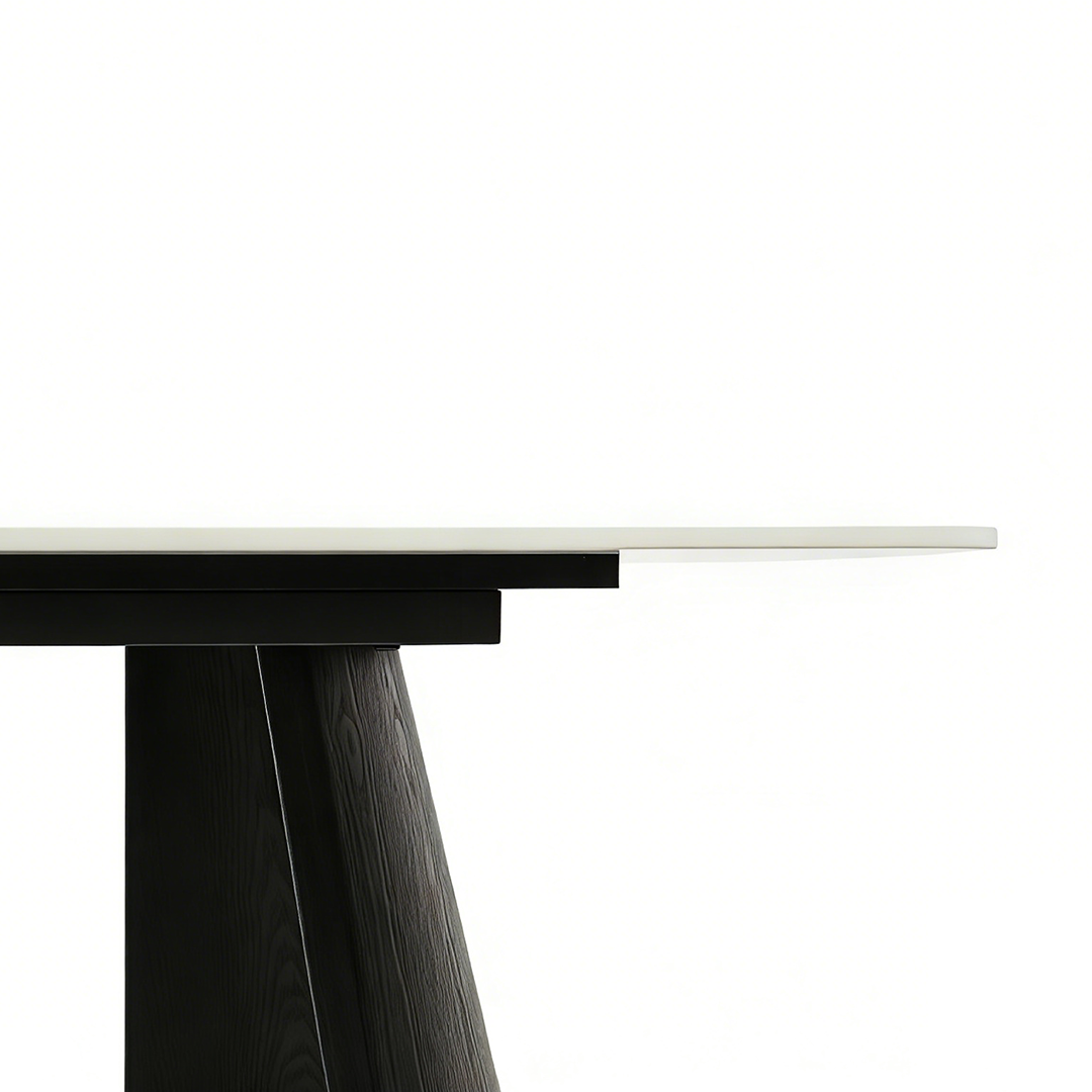 Sintered Stone Dining Table in Rectangular for 6 to 8 People - Silvia