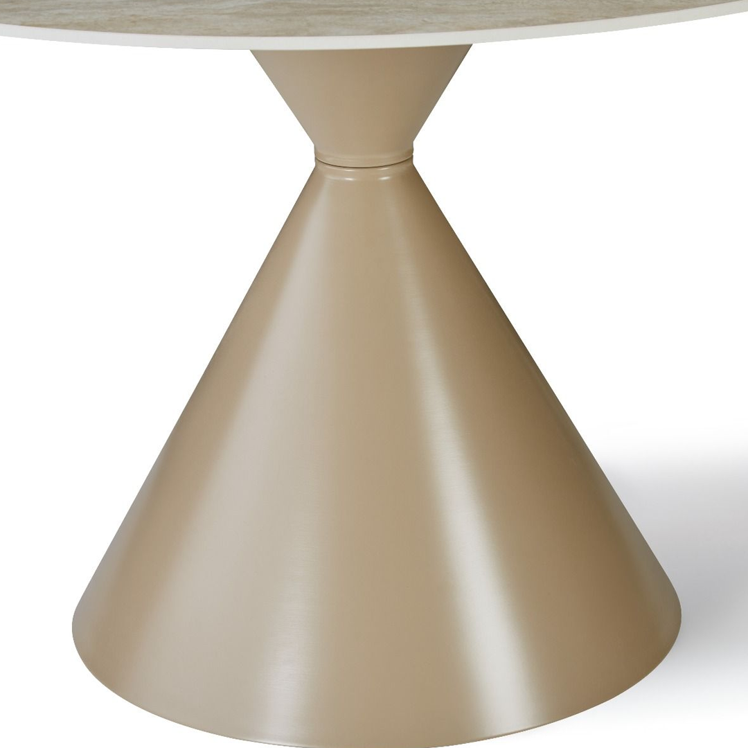 Sintered Stone Dining Table in Round for 4 People - Casa