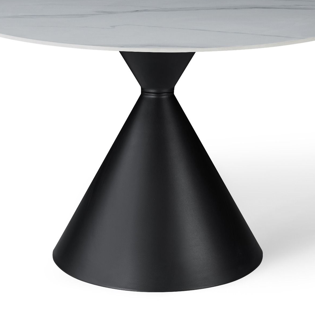 Sintered Stone Dining Table in Round for 4 People - Casa