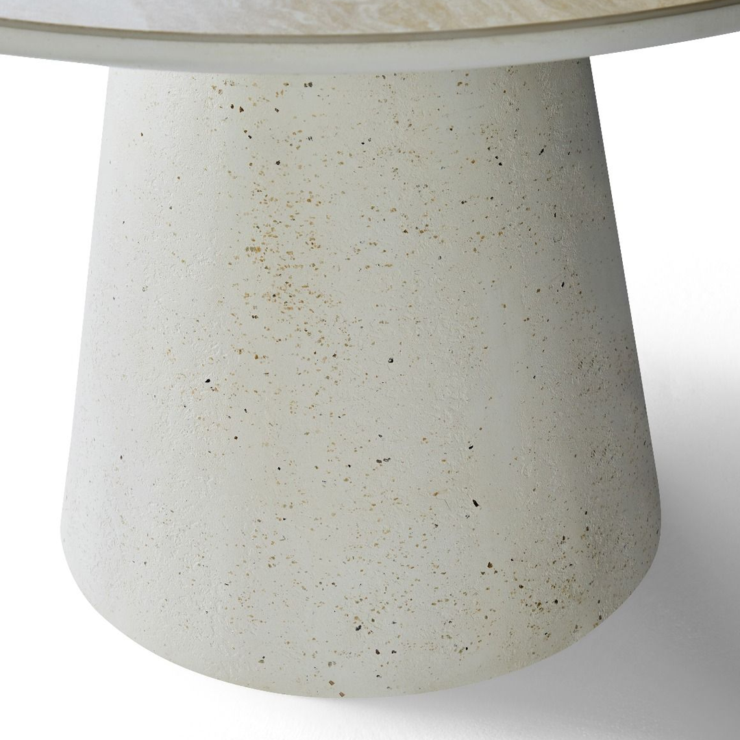 Sintered Stone Dining Table in Round for 4 People - Stratos