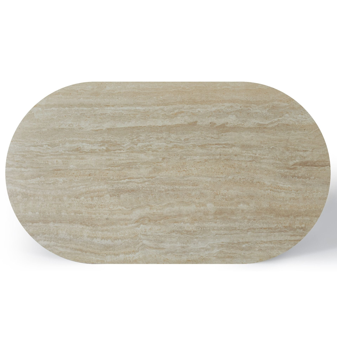 Sintered Stone Dining Table Small in Oval for 4 to 6 People - Celine