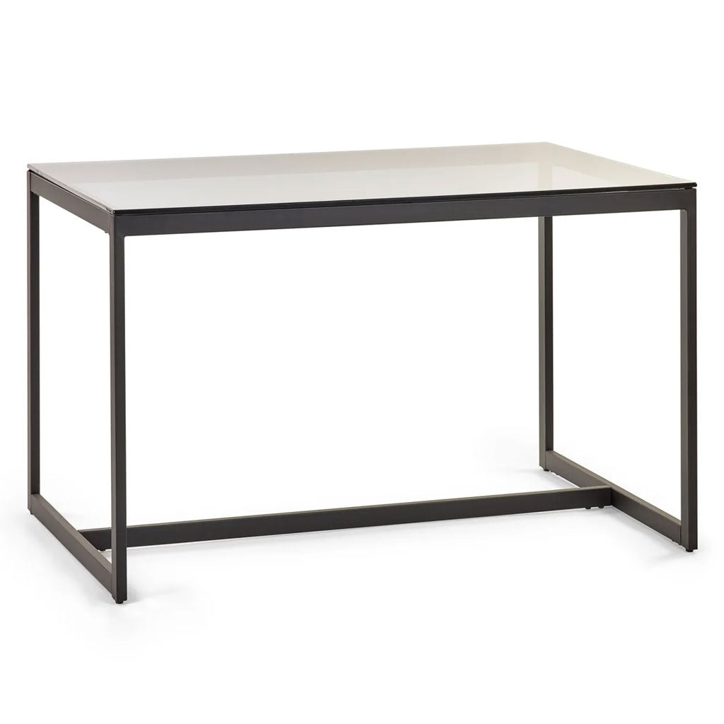 Smoked Glass Dining Table for 4 People - Chicago