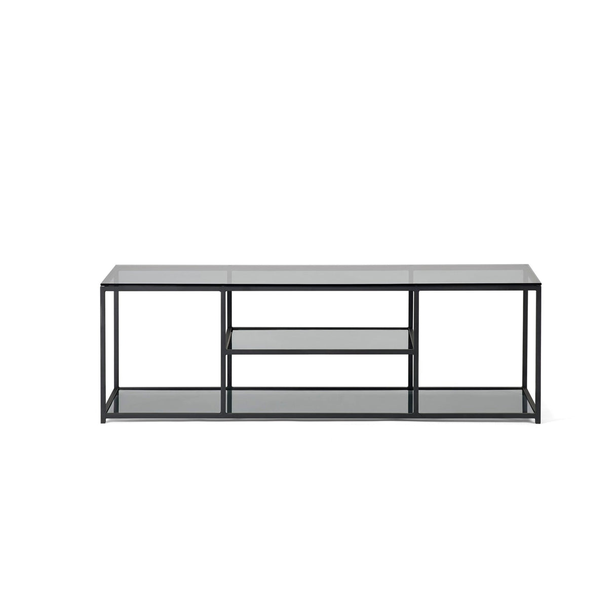Smoked Glass TV Stand - Chicago