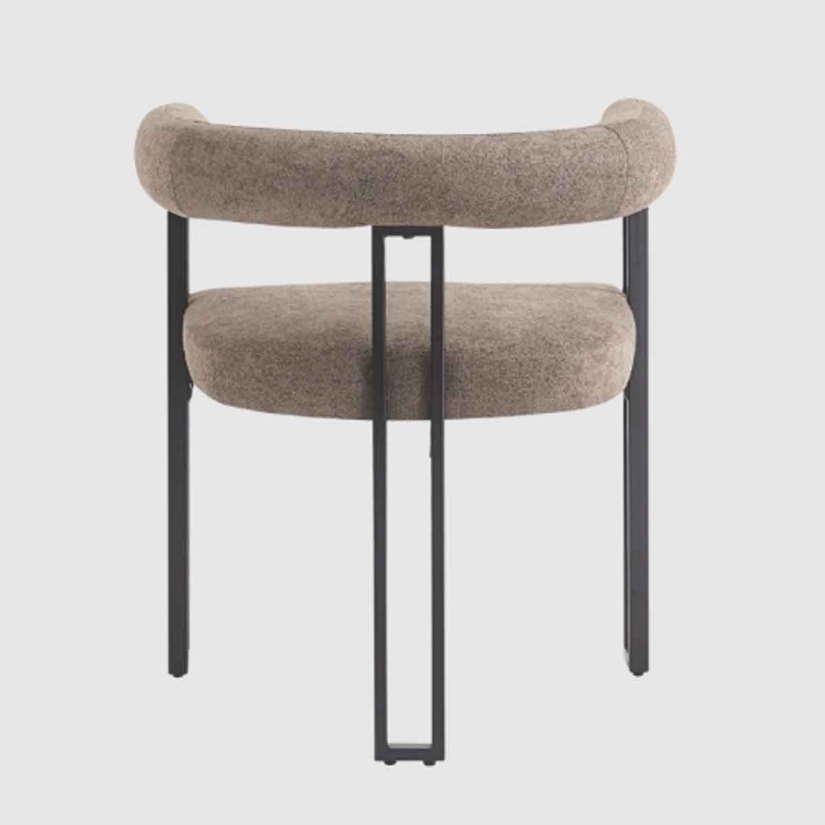 Soft Weave Fabric Dining Chairs 52cm Wide in Set Of 2 - Bloom