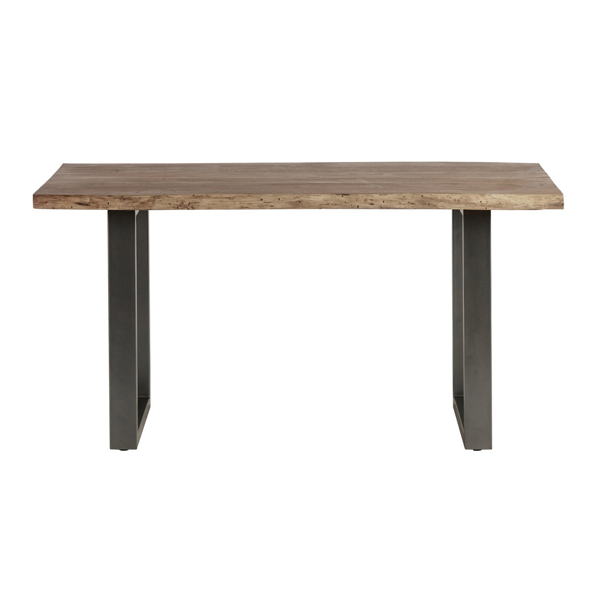 Solid Acacia Wood Dining Table for 4 to 6 People - Baltic Live Edge