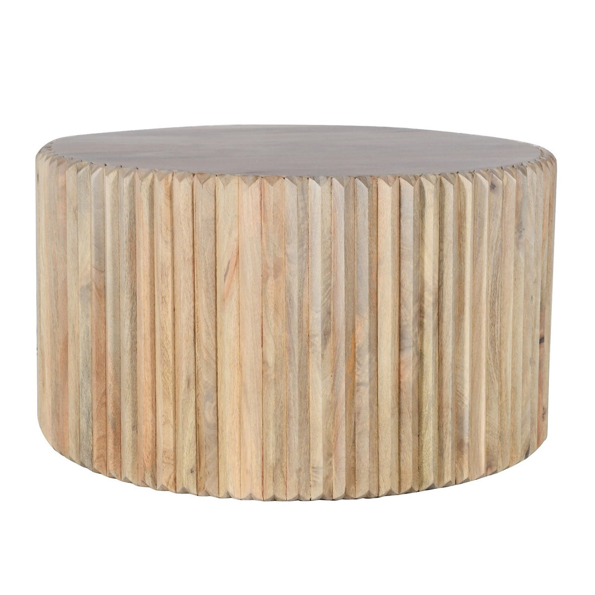 Solid Hardwood Coffee Table Round - Hudson