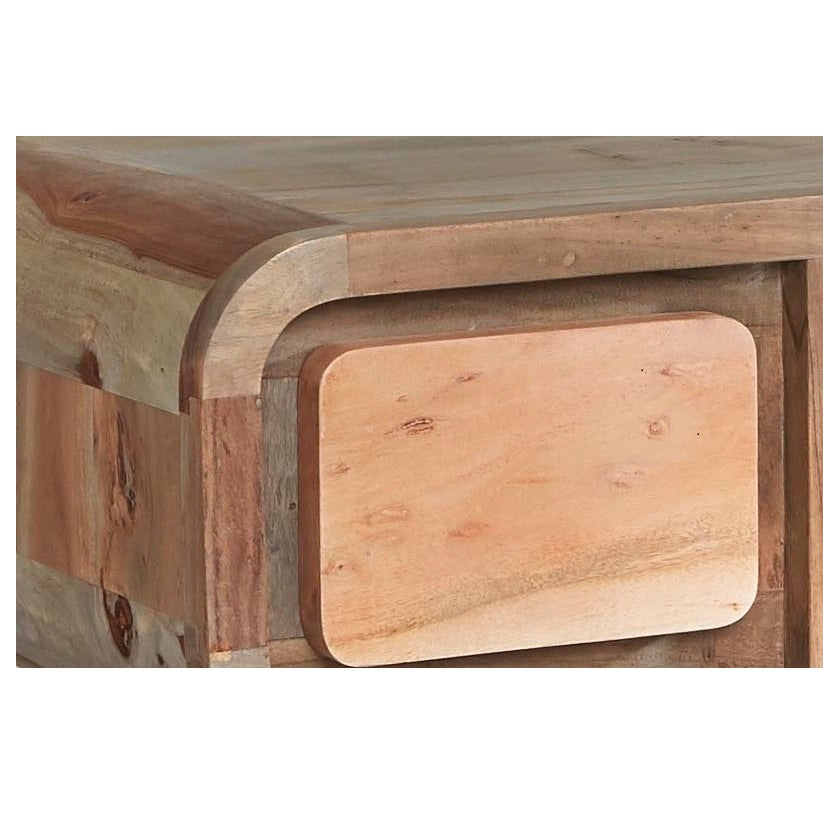 Solid Hardwood Desk for Home And Office With 2 Drawers - Aspen