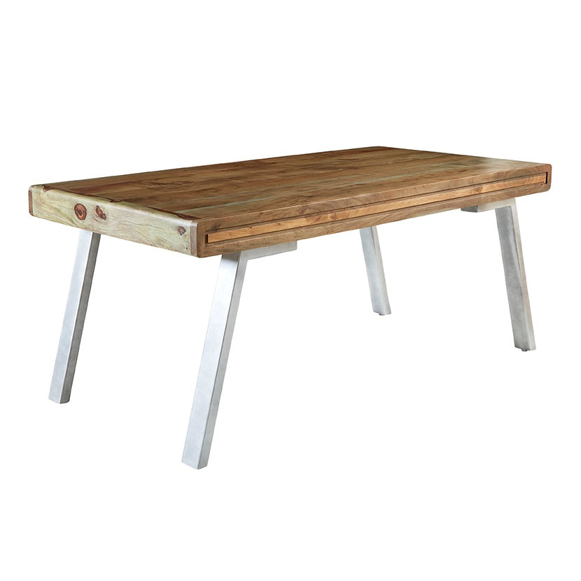 Solid Hardwood Dining Table for 6 to 8 People - Aspen