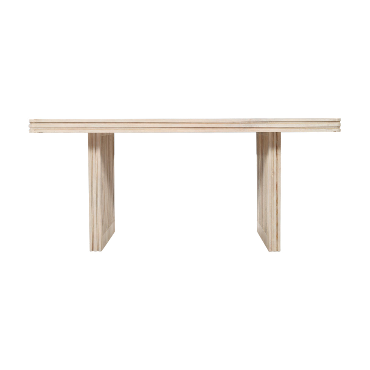 Solid Hardwood Dining Table for 6 to 8 People - Hudson