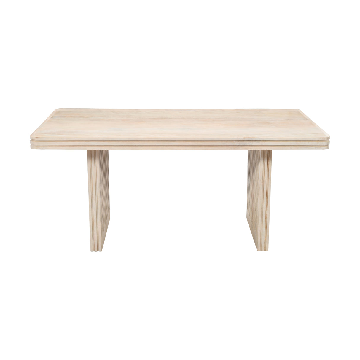 Solid Hardwood Dining Table for 6 to 8 People - Hudson