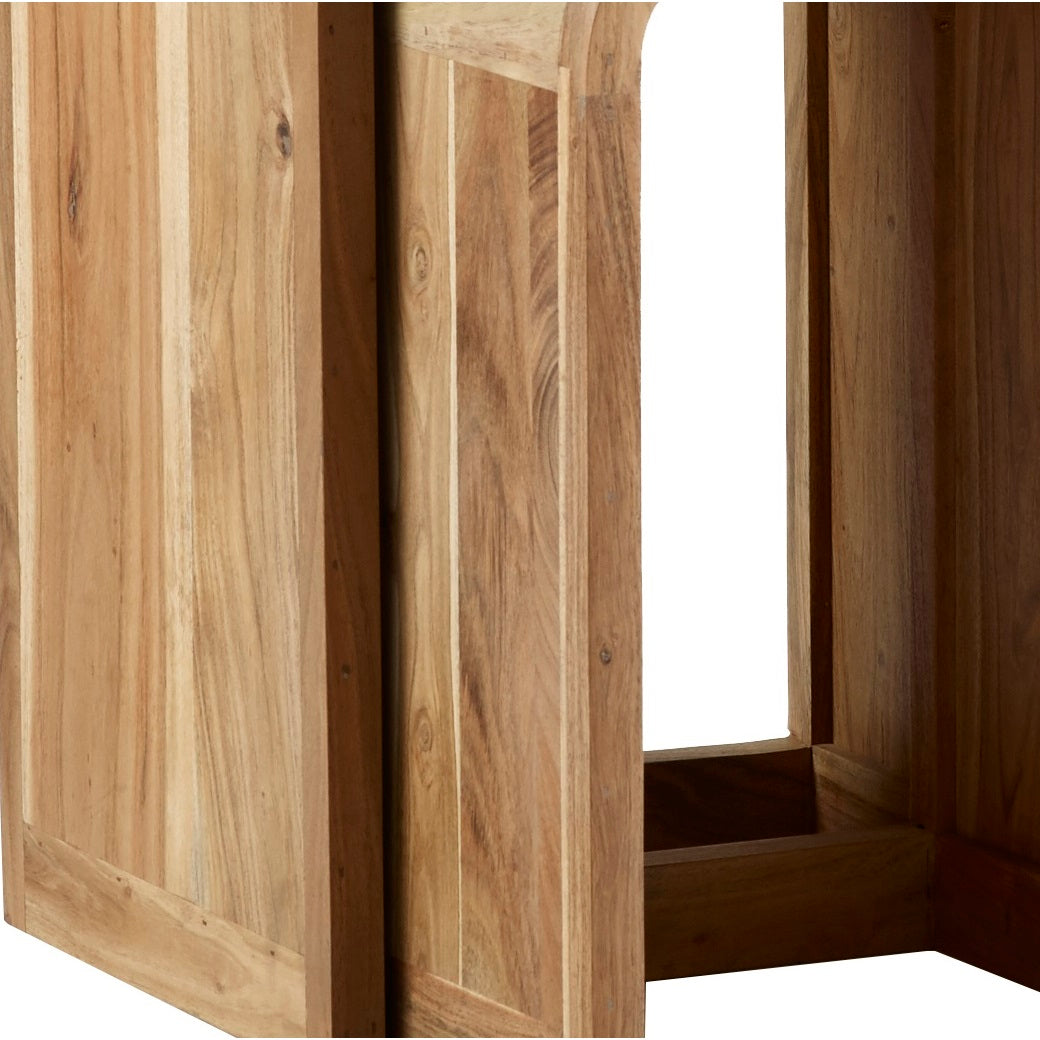 Solid Hardwood Nest Of 2 Tables - Aspen