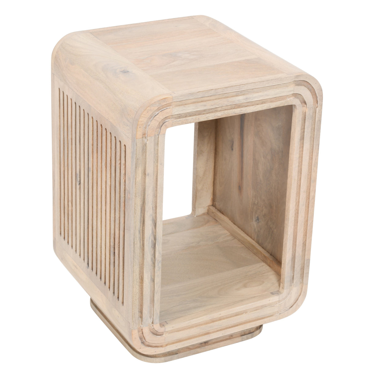 Solid Hardwood Side Table Square - Hudson