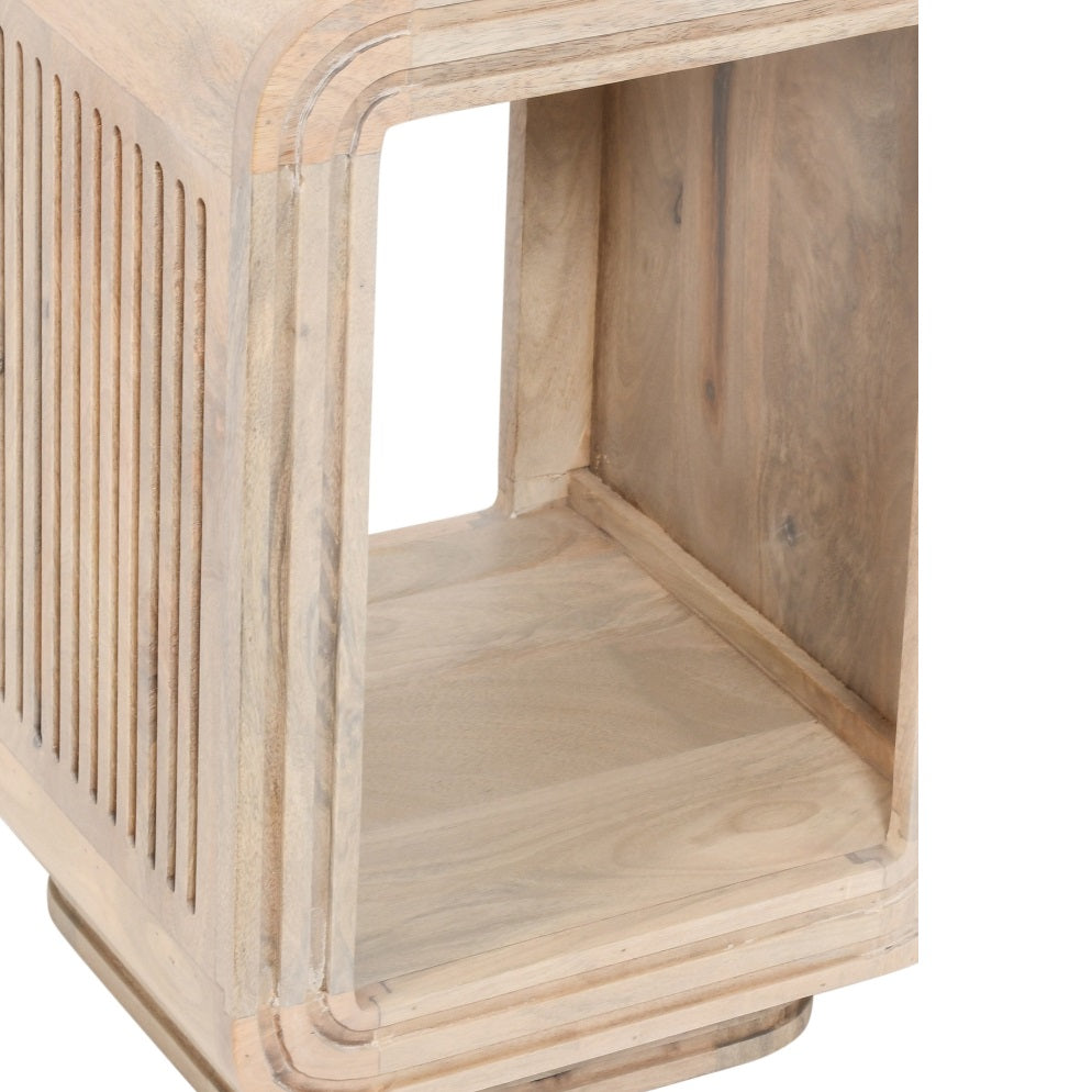 Solid Hardwood Side Table Square - Hudson