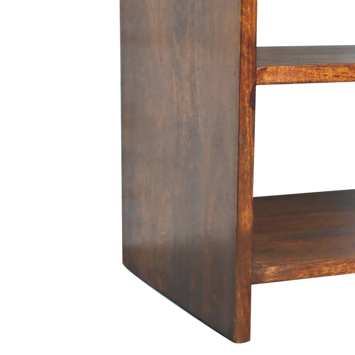 Solid Mango Wood Bedside Cabinet With 1 Drawer - Aspen