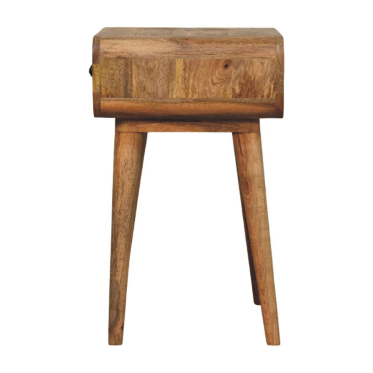 Solid Mango Wood Bedside Cabinet With 1 Drawer - Avora