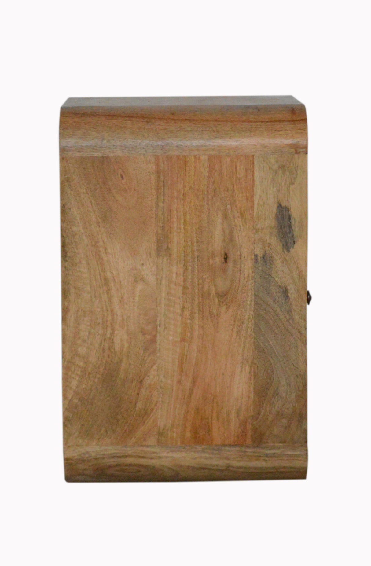 Solid Mango Wood Bedside Cabinet With 1 Drawer - London