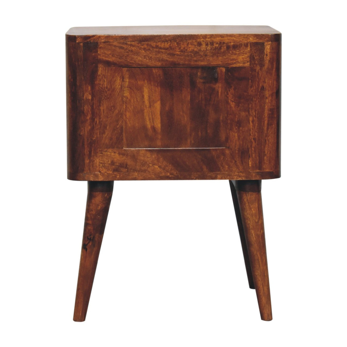 Solid Mango Wood Bedside Cabinet With 2 Drawers - Bera
