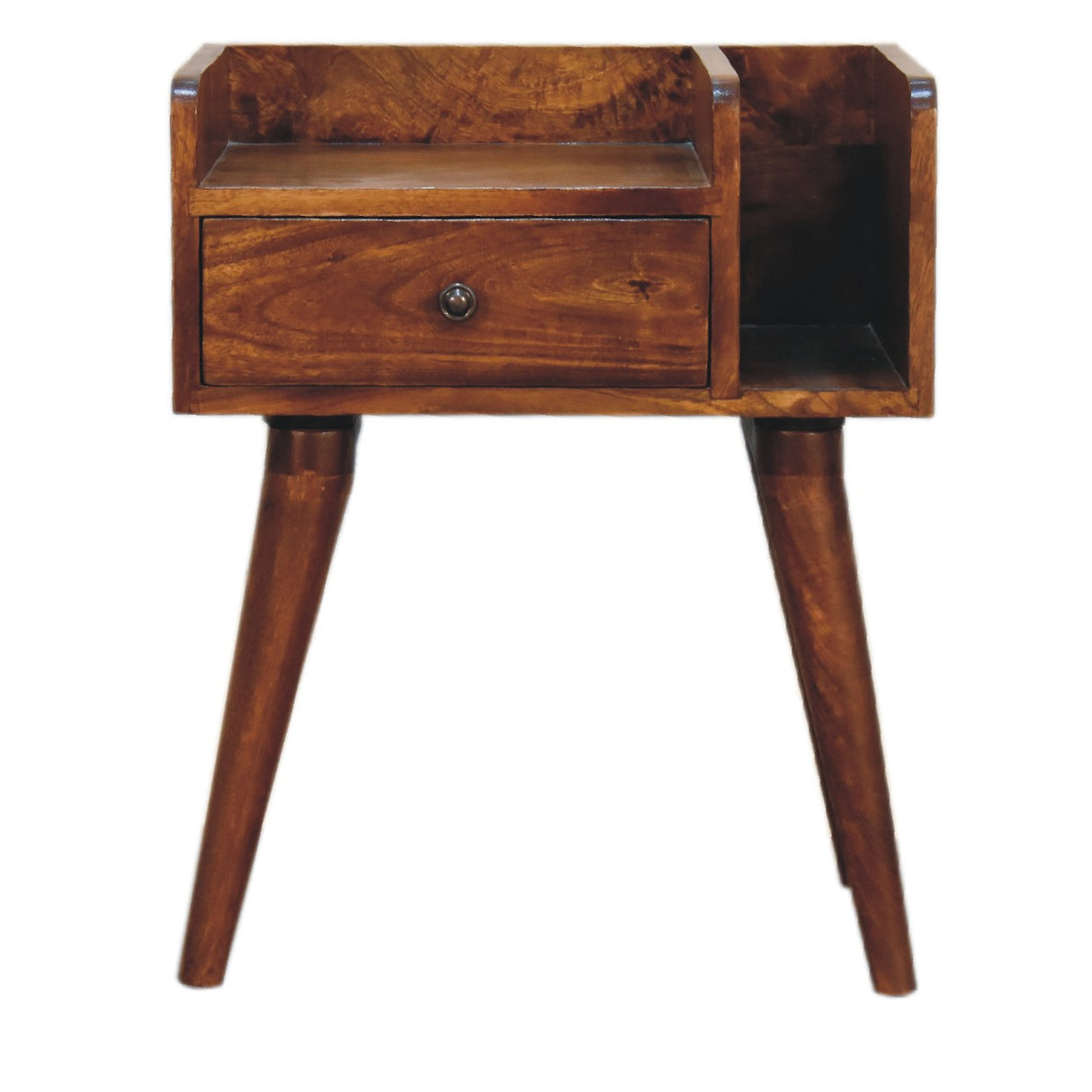 Solid Mango Wood Bedside Cabinet Collective - Birmingham