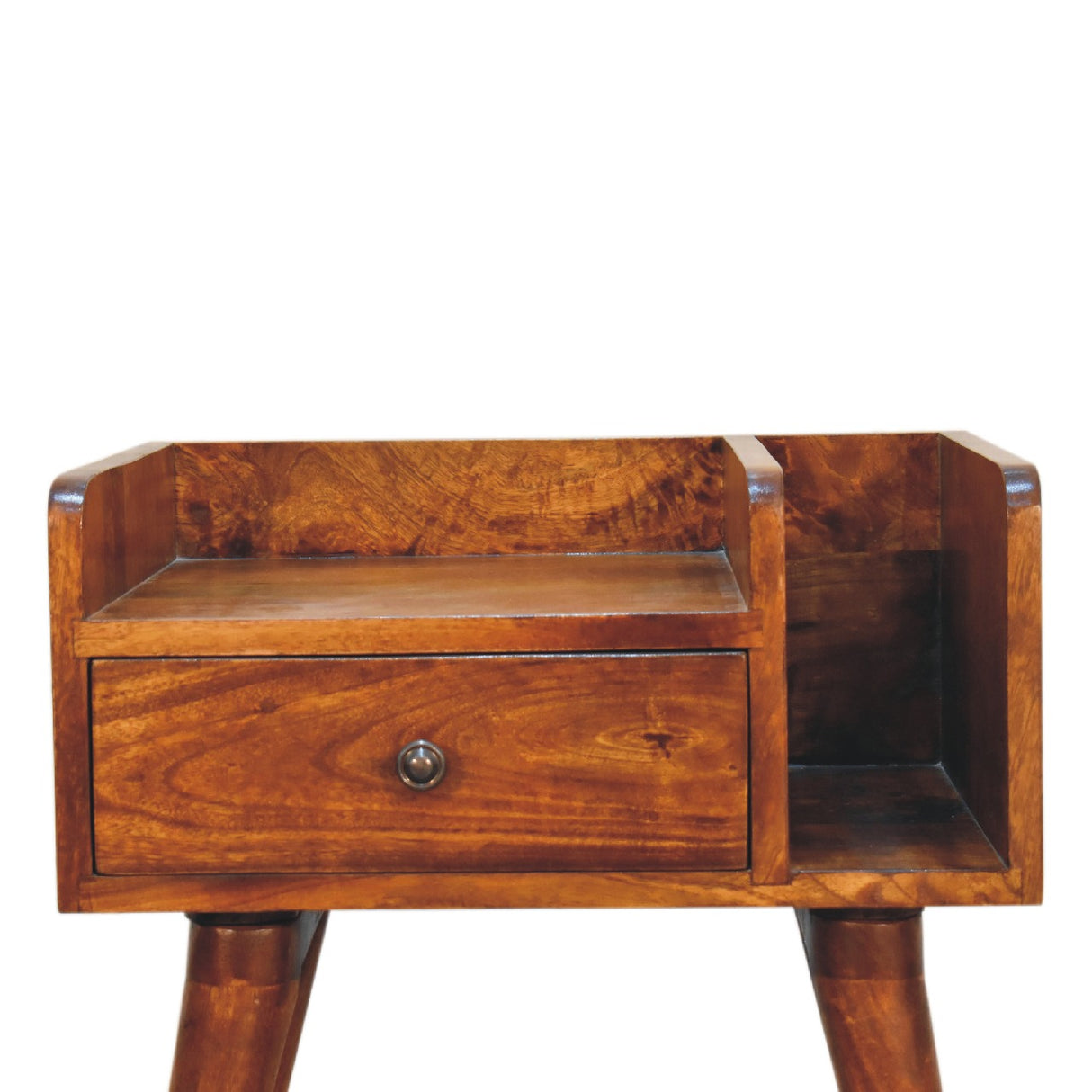 Solid Mango Wood Bedside Cabinet Collective - Birmingham