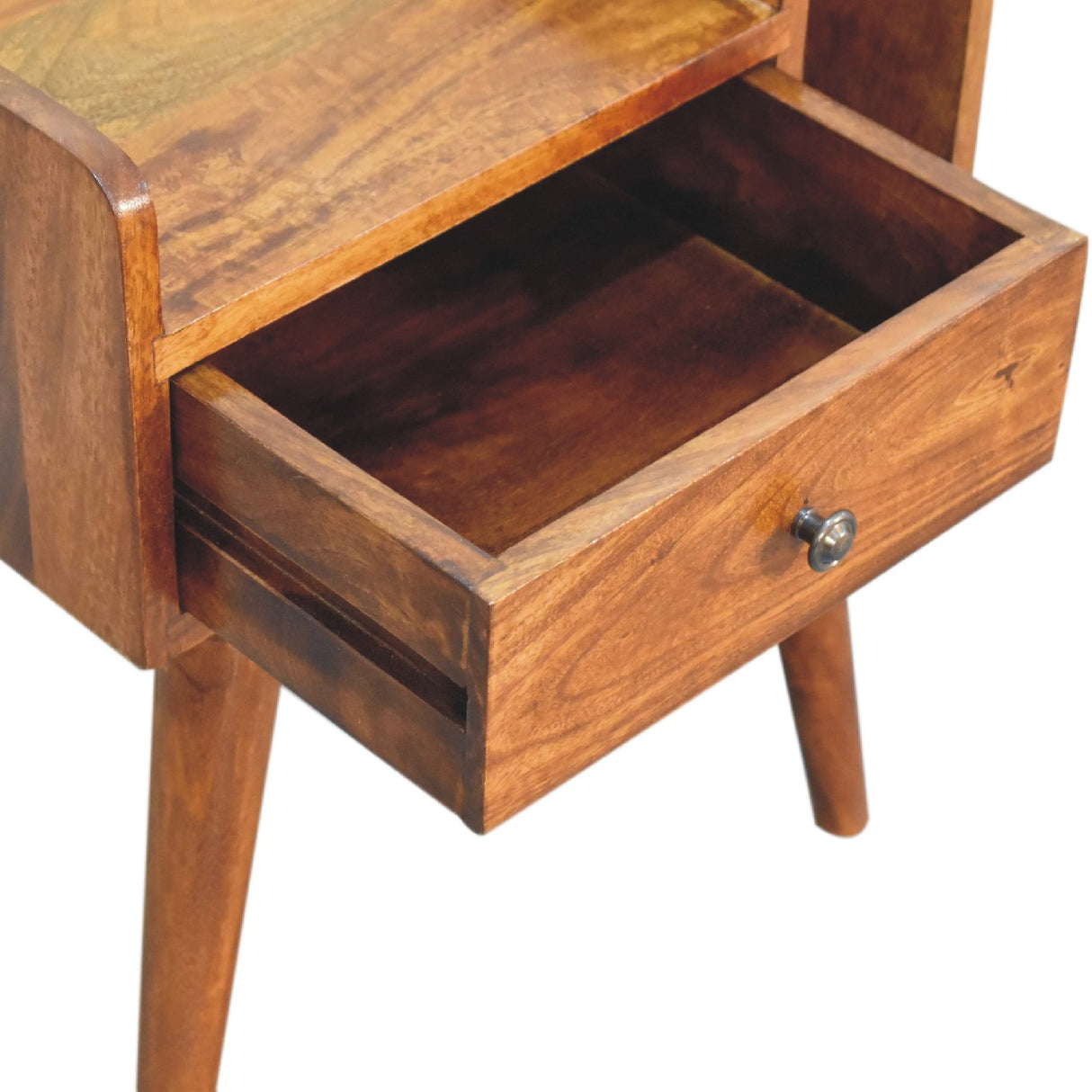 Solid Mango Wood Bedside Cabinet Collective - Birmingham
